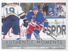 2016-17 SP Authentic Moments Jimmy Vesey #112 Rangers